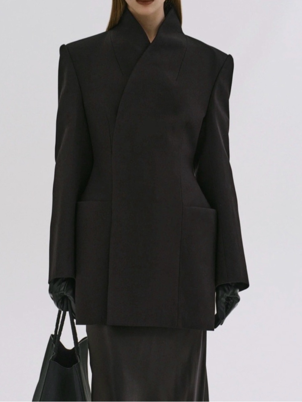 Source Unknown HOURGLASS BLAZER, BLACK M